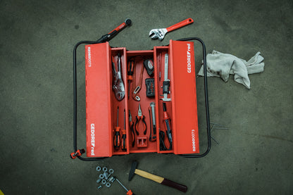GEDORE red R20600073 - Boîte à outils, 5 compartiments, 535x260x210 mm
