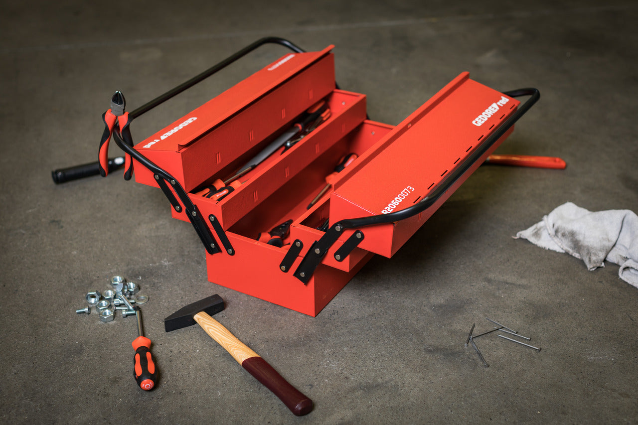 GEDORE red R20600073 - Boîte à outils, 5 compartiments, 535x260x210 mm