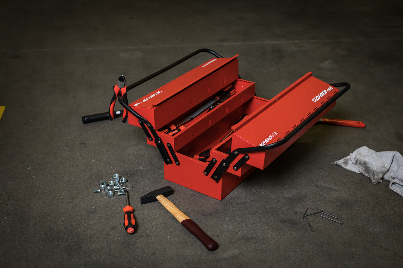 GEDORE red R20600073 - Boîte à outils, 5 compartiments, 535x260x210 mm