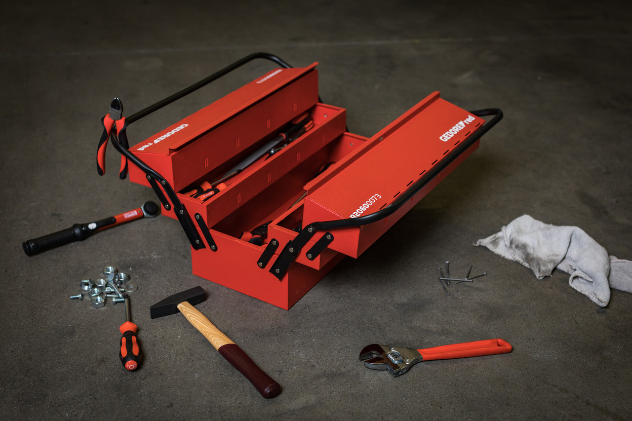 GEDORE red R20600073 - Boîte à outils, 5 compartiments, 535x260x210 mm