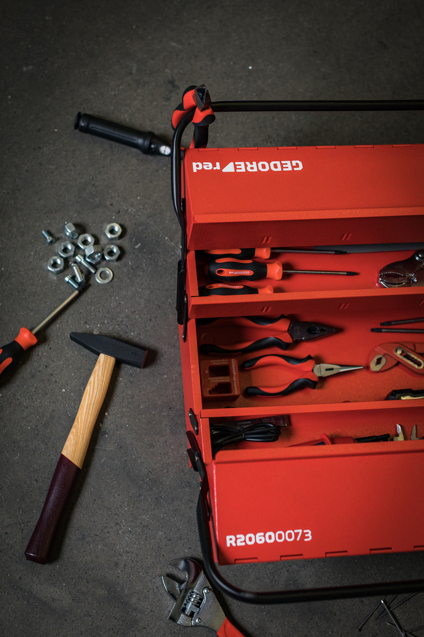 GEDORE red R20600073 - Boîte à outils, 5 compartiments, 535x260x210 mm