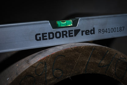 GEDORE red R94100187 - Niveau à eau L=1000 mm, 3 fioles alu. magn.