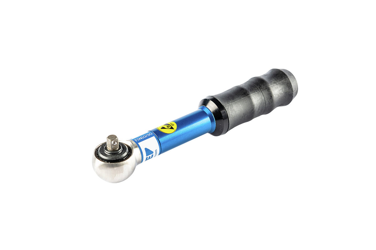 Llave dinamométrica Gedore TSN 5/45, vista de detalle del cabezal y cuadradillo