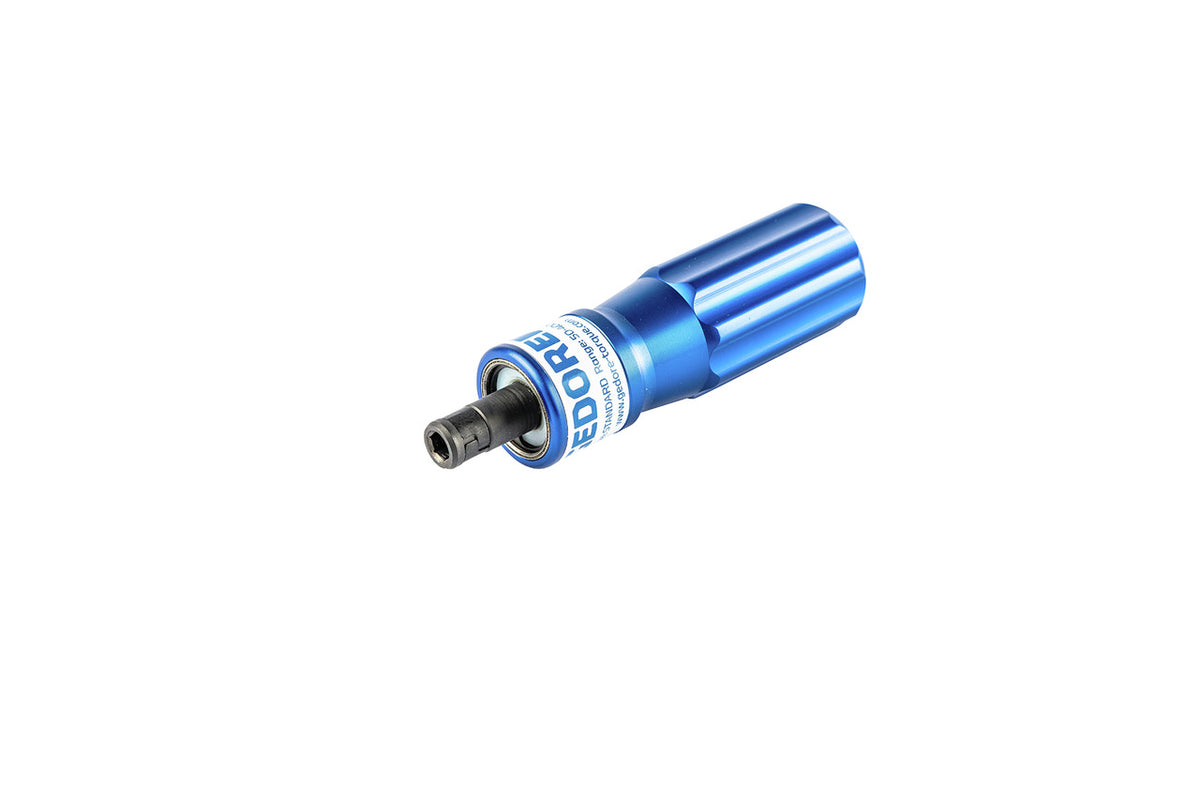 Destornillador dinamométrico TLS 1360 de 1/4", vista en ángulo del conjunto