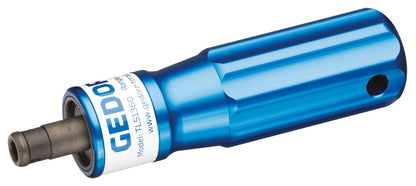 Destornillador dinamométrico TLS 1360, detalle del hueco hexagonal de 1/4"