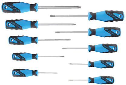 Jeu de 10 tournevis Torx (TX)