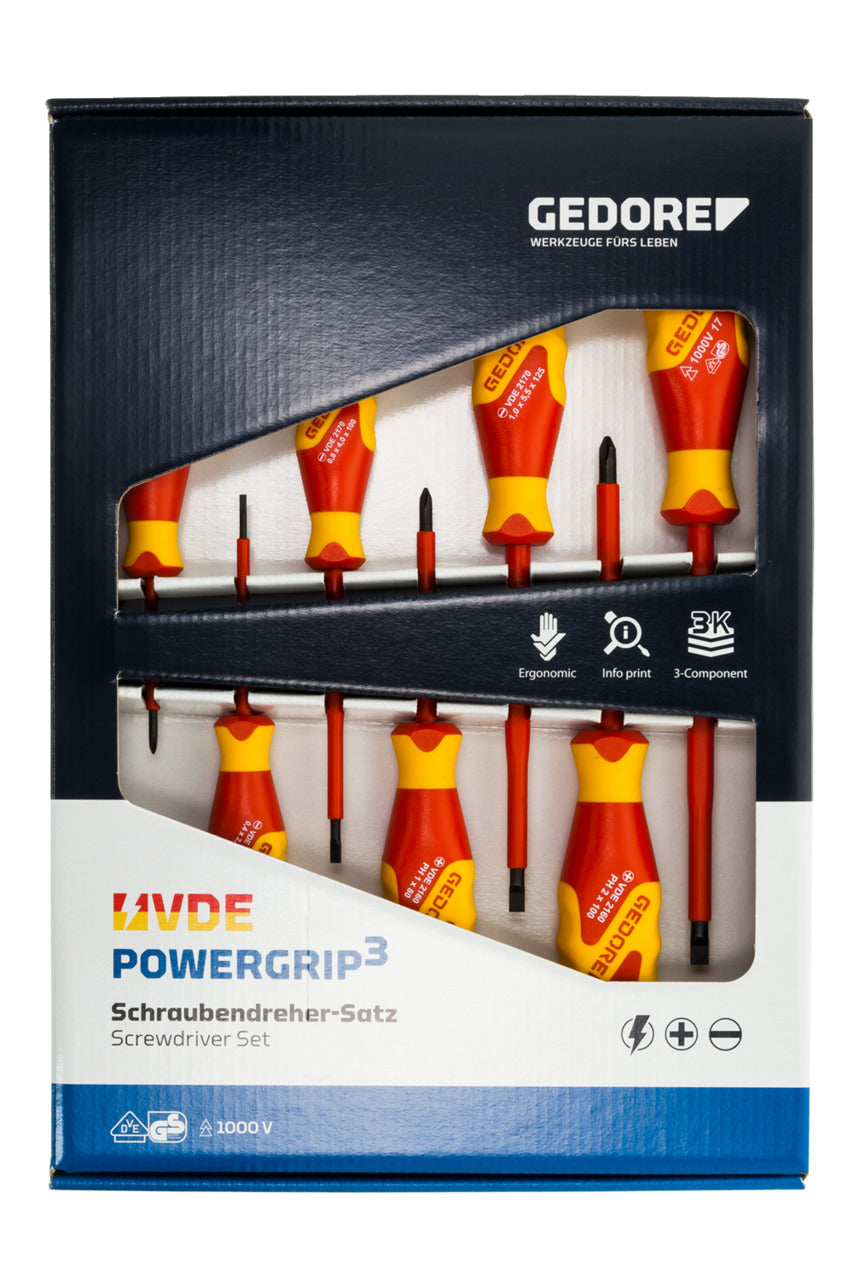 GEDORE VDE 2170-2160 PH-077 - Juego de 7 destornilladores aislados (vista 6)