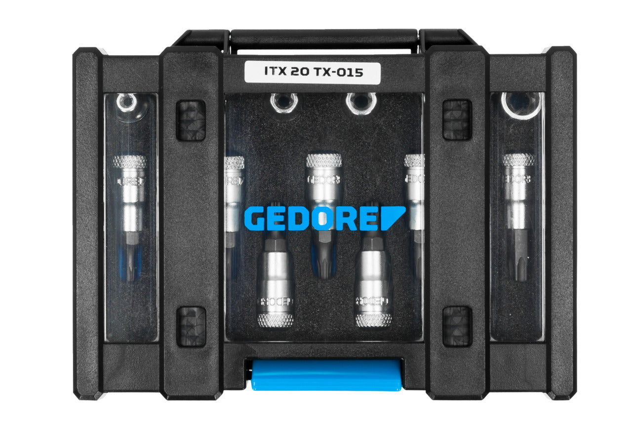 Juego de vasos de puntas TX Gedore ITX 20 TX-015 de 1/4" — vista 3