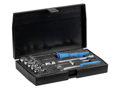 Juego de vasos Unit Drive de 1/4" Gedore D 20 EMU-3 · 17 piezas