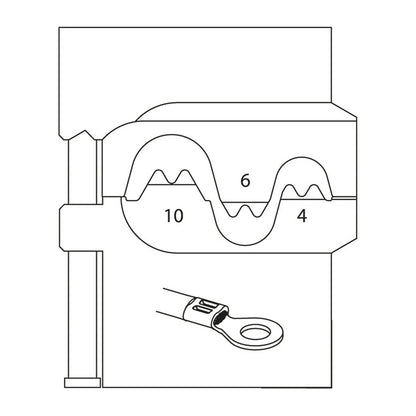 GEDORE 8140-05 - Isolatu gabeko terminal modulua (1830597)