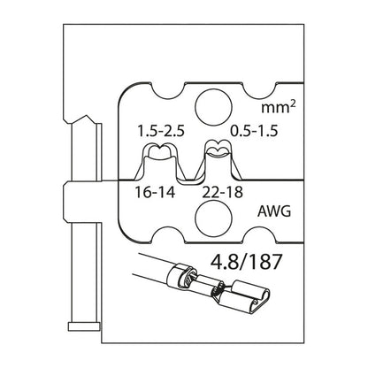 GEDORE 8140-10 - Mòdul connectors plans (1830643)