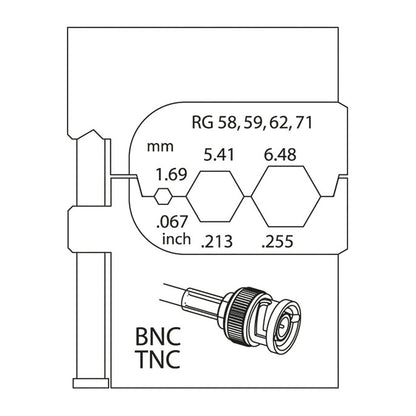 GEDORE 8140-14 - Konektore koaxialaren modulua (1830694)