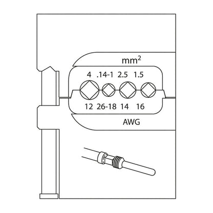 GEDORE 8140-18 - Mòdul connectors industrials (1830732)