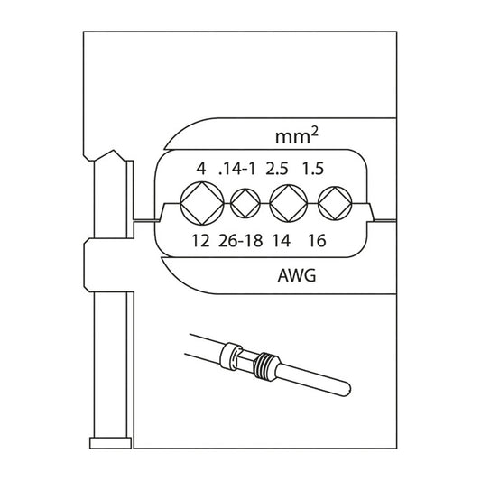 GEDORE 8140-18 - Mòdul connectors industrials (1830732)