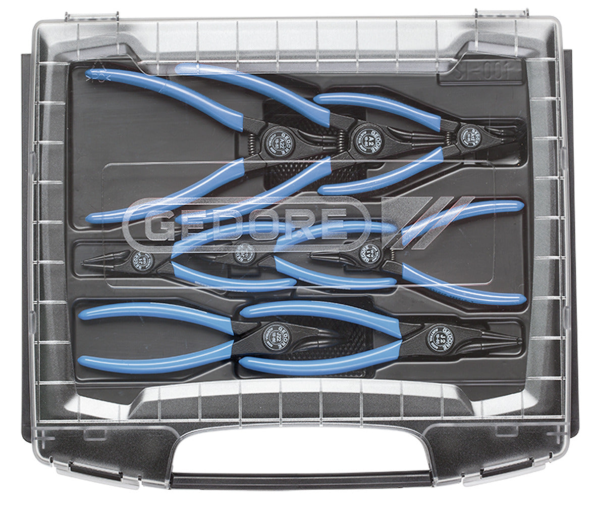 Alicates para circlips GEDORE 1101-004, detalle del contenido