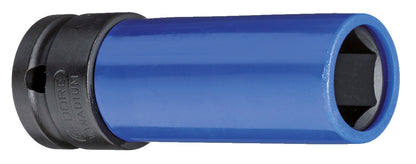 Douilles à chocs 1/2" à profil hexagonal, modèle long spécial roues · K 19 LS