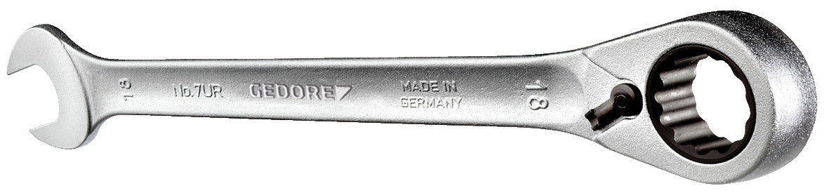 Llave  combinada de carraca, 9mm