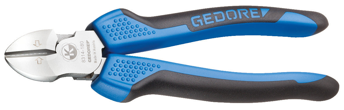 Mango ergonómico de forma convexa del alicate GEDORE 8314-180 JC