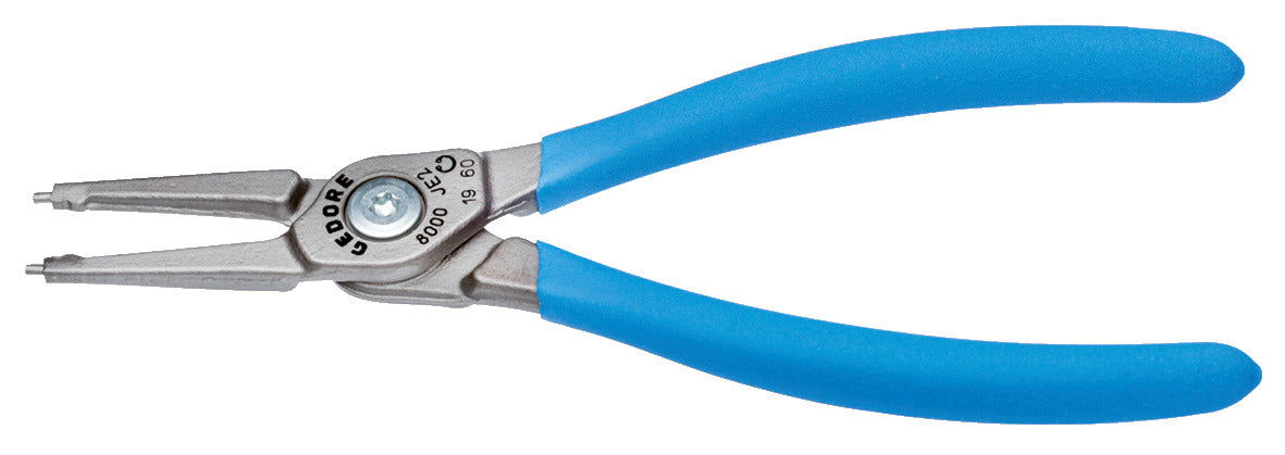 8000 JE - Alicates con puntas reforzadas para anillos circlip interiores de 8 a 140 mm de diámetro
