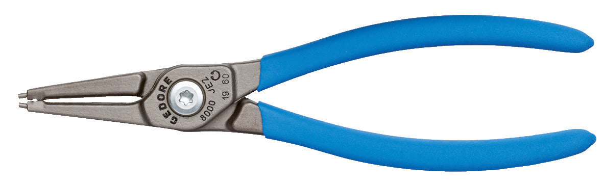 8000 JE - Alicates con puntas reforzadas para anillos circlip interiores de 8 a 140 mm de diámetro