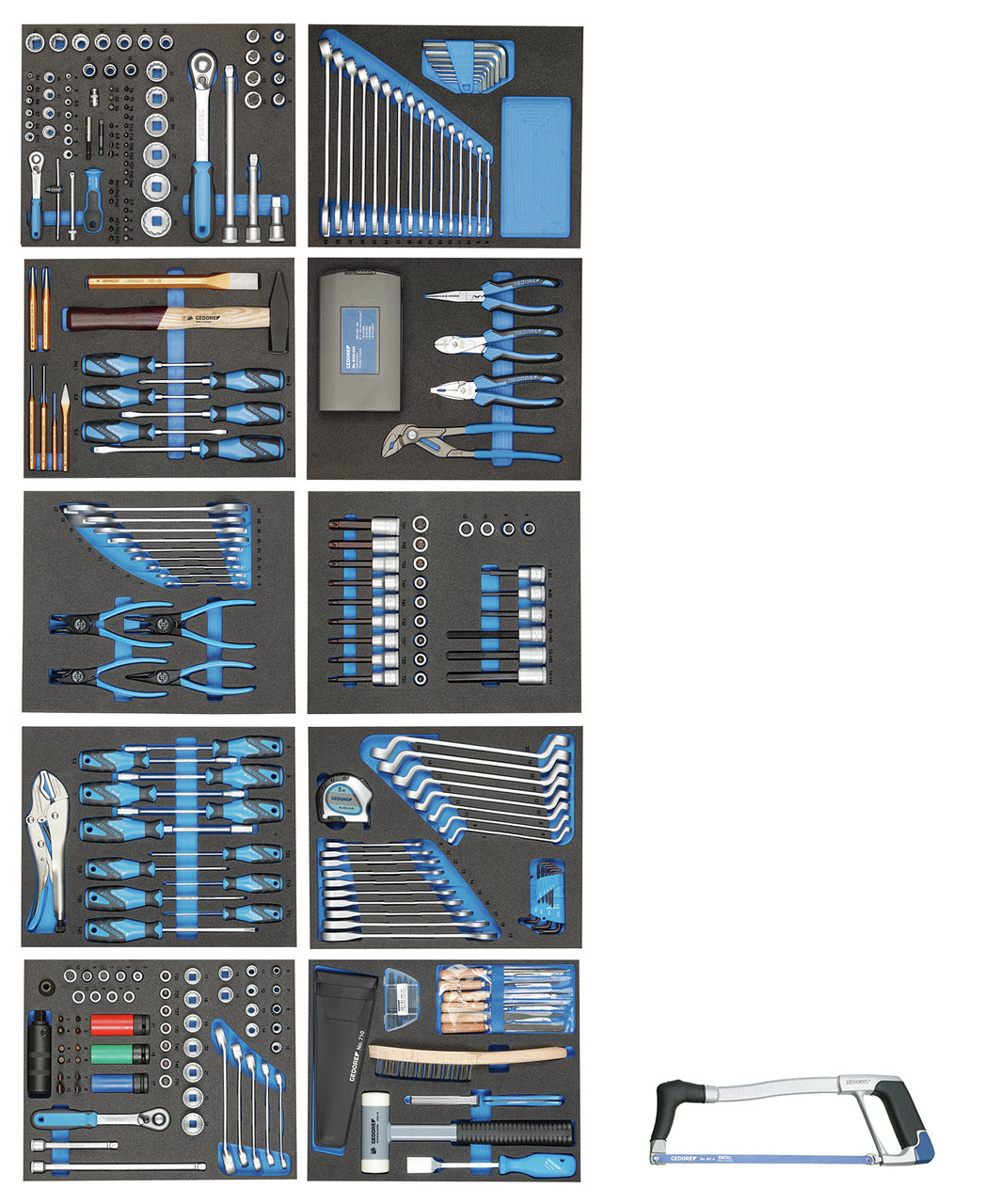 GEDORE 1507 XL-TS-308 - Établi mobile avec 308 outils