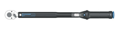 Llave dinamométrica Gedore Torcoflex UK 40-200 N·m, detalle del mango y la escala
