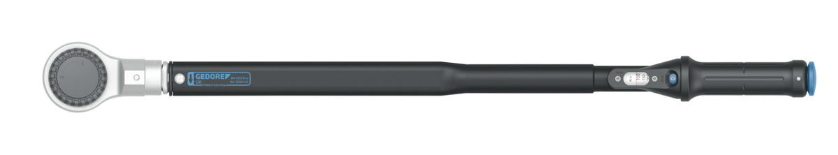 Llave dinamométrica Gedore Torcoflex UK 80-400 N·m, detalle del mango y la escala