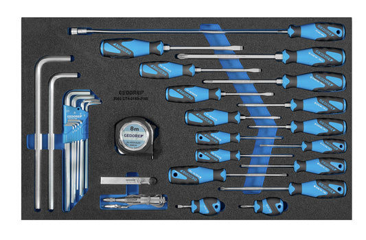 GEDORE 2005 CT4-2153-63 - Vérifier le module d'outils avec assortiment