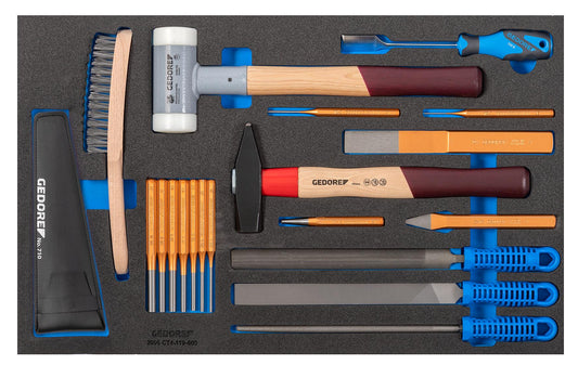 GEDORE 2005 CT4-119-600 - Vérifier le module d'outils avec assortiment