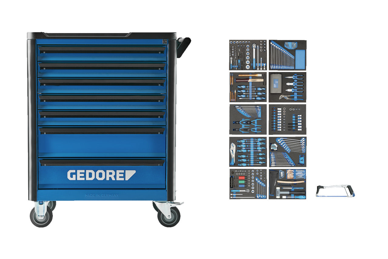 Surtido de 308 herramientas GEDORE en módulos Check-Tool