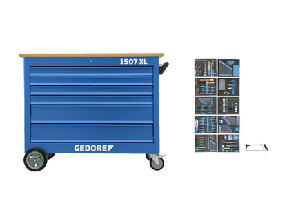 GEDORE 1507 XL-TS-308 - Établi mobile avec 308 outils