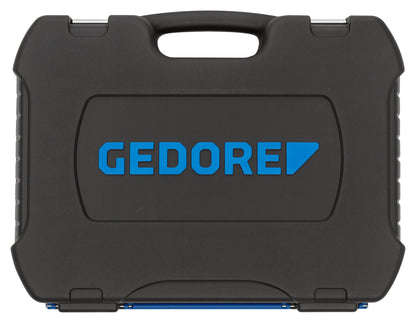 Jeu de douilles 1/4"+1/2" Gedore 19 BMC 20 · 69 pièces