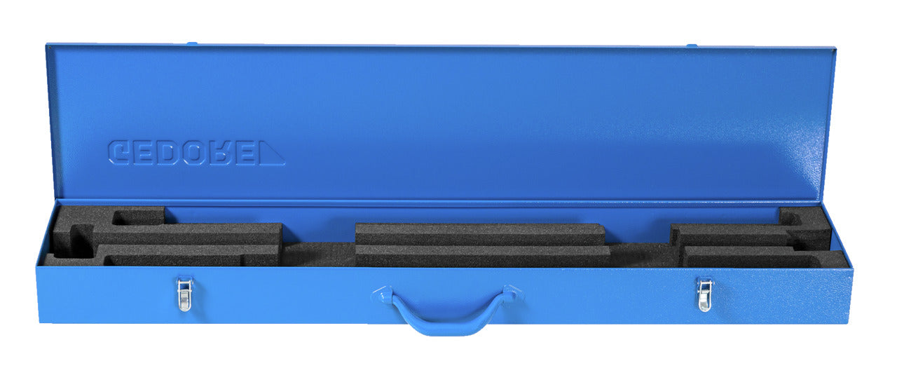 Maleta metálica Gedore para Dremometer 1" detalle del asa