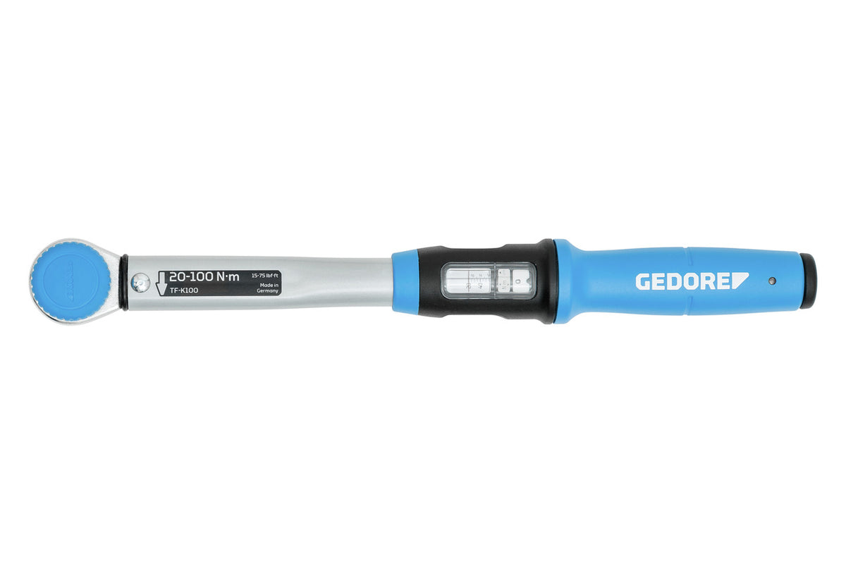Llave dinamométrica GEDORE Torcofix K 1/2" empuñadura ergonómica en uso