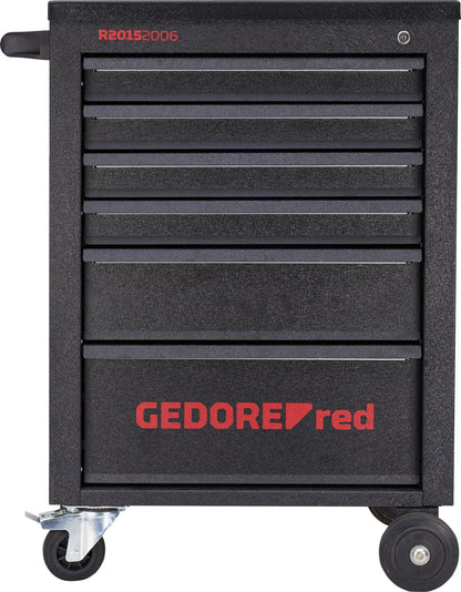 GEDORE red R20152006 - Chariot d'atelier noir MECHANIC, avec 6 tiroirs 910x628x418 mm