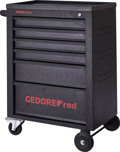 GEDORE red R20152006 - Chariot d'atelier noir MECHANIC, avec 6 tiroirs 910x628x418 mm