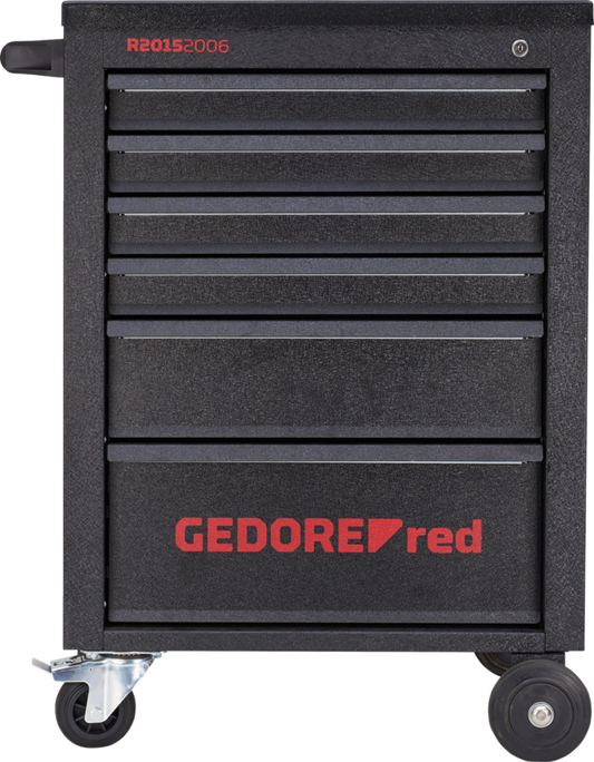 GEDORE red R20152006 - Carro de taller negro MECHANIC, con 6 cajones 910x628x418 mm
