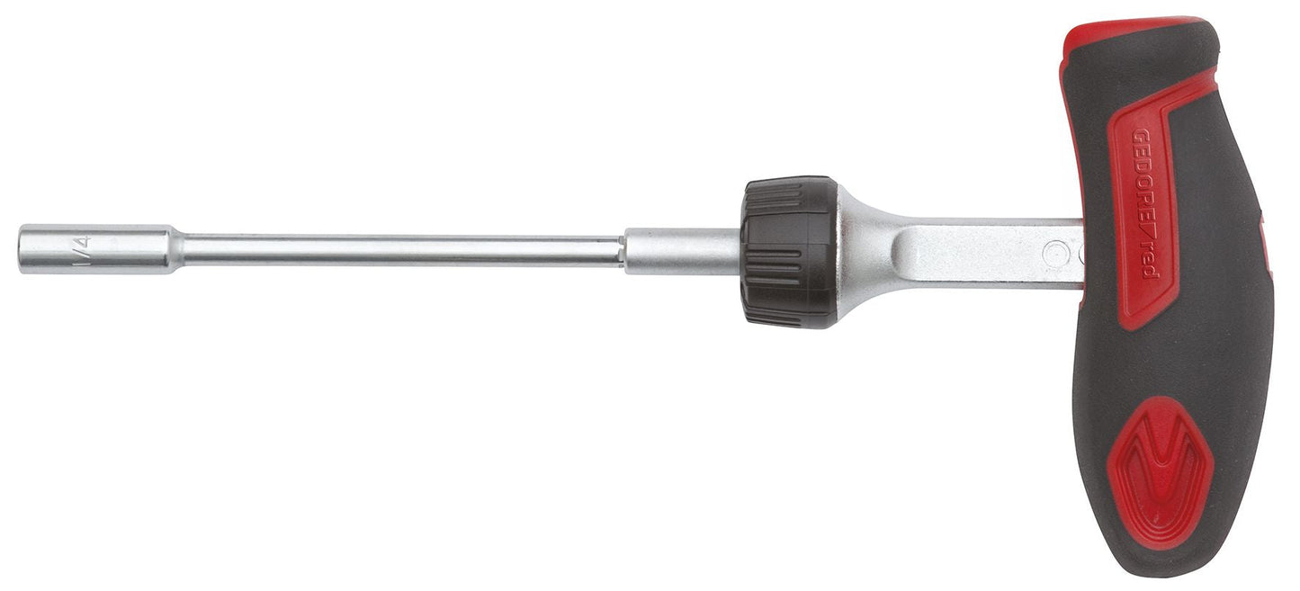 GEDORE red R49005037 - Jeu d'outils avec cliquet en T 1/4", 37 pièces