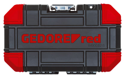 GEDORE red R49003016 - Jeu de douilles 1/4" 4-13 mm, 16 pièces