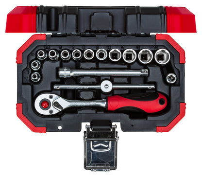 GEDORE red R49003016 - Jeu de douilles 1/4" 4-13 mm, 16 pièces