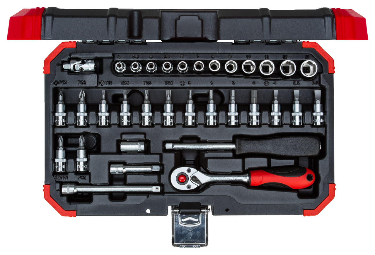 GEDORE red R49003033 - Jeu de douilles 1/4" avec 33 outils