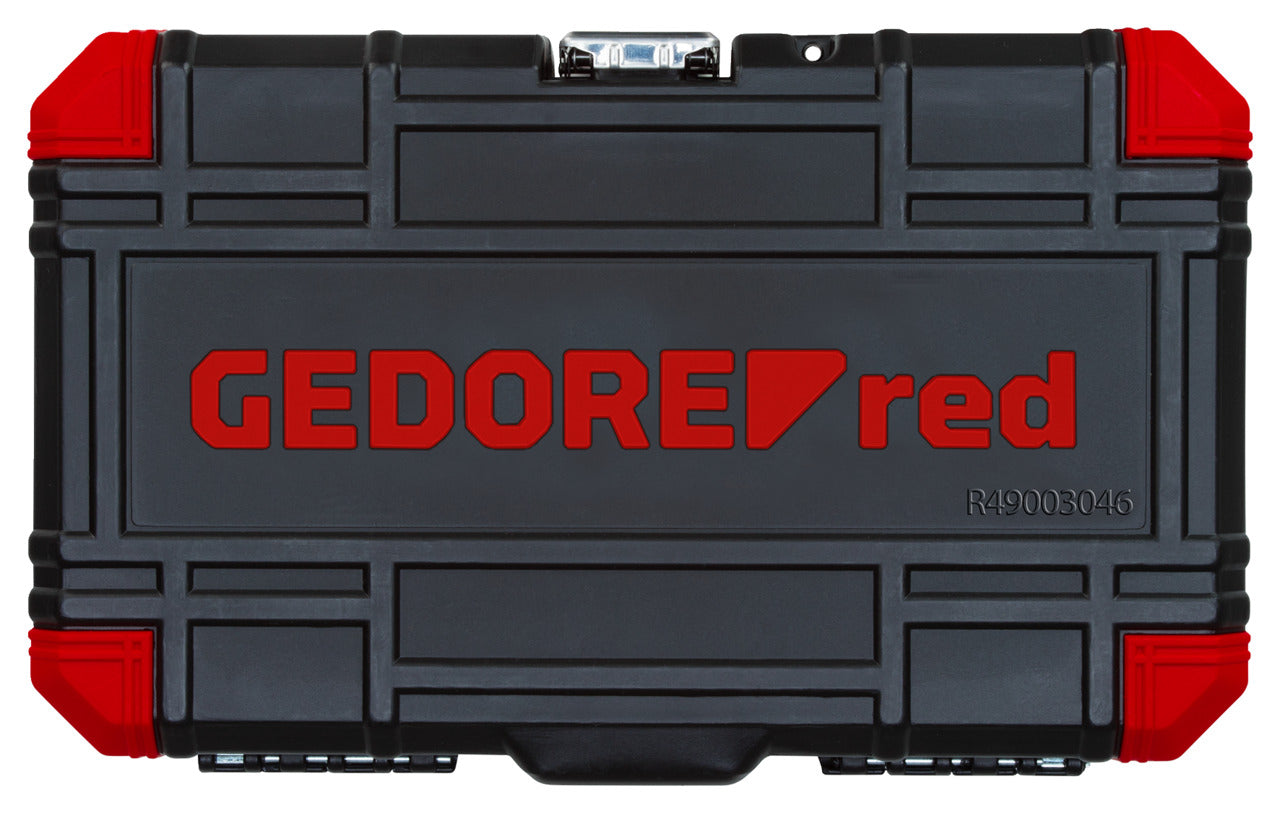 GEDORE red R49003046 - Jeu de douilles 1/4" 4-14 mm, 46 pièces