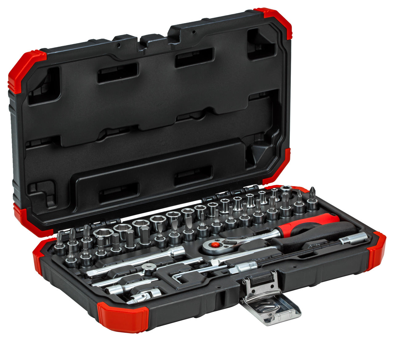 GEDORE red R49003046 - Jeu de douilles 1/4" 4-14 mm, 46 pièces