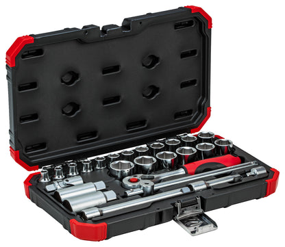 GEDORE red R59003026 - Jeu de douilles 3/8" 6-24 mm, 26 pièces
