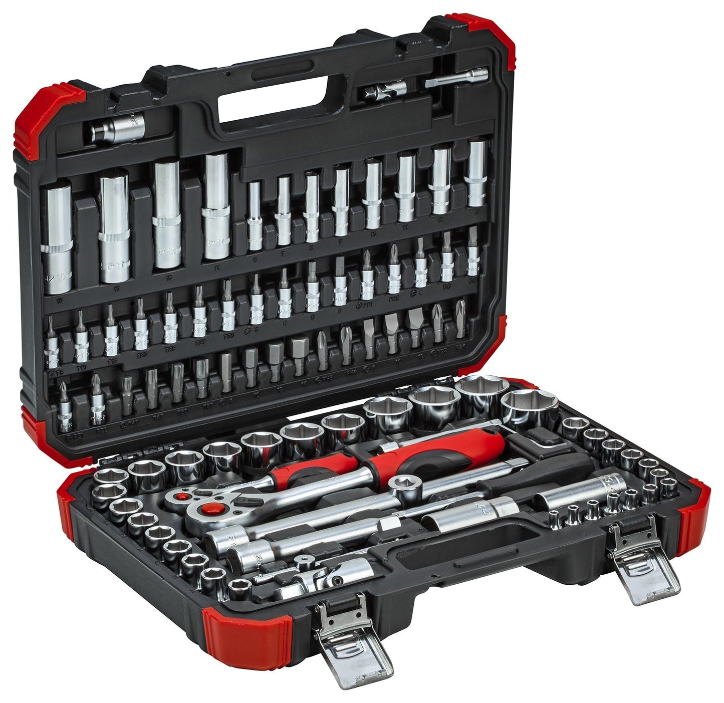 GEDORE red R46003094 - Jeu de douilles 1/4" et 1/2" en coffret avec 94 outils