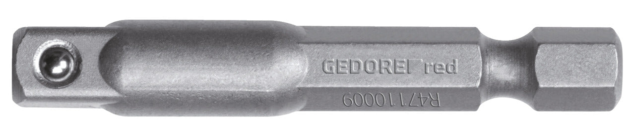 GEDORE red R47110009 - Adaptateur d'entraînement 1/4" carré x 1/4" hexagonal L=50 mm
