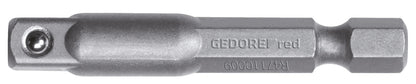 GEDORE red R47110009 - Adaptateur d'entraînement 1/4" carré x 1/4" hexagonal L=50 mm