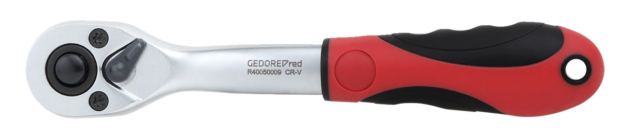 GEDORE red R40050009 - Cliquet réversible 2 composants 1/4", coudé, angle de retour 5°