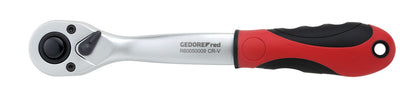 GEDORE red R60050009 - Clé à cliquet réversible 2 composants 1/2", coudée 280 mm