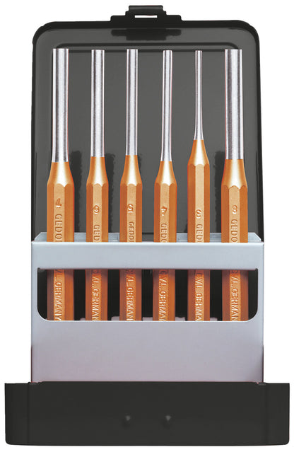 GEDORE red R90200006 - Jeu de chasse-goupilles cylindriques, 6 pièces